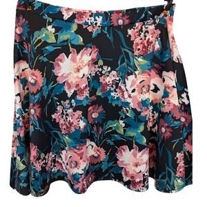 East Adeline, Floral Skirt, Stretch, sz 3X